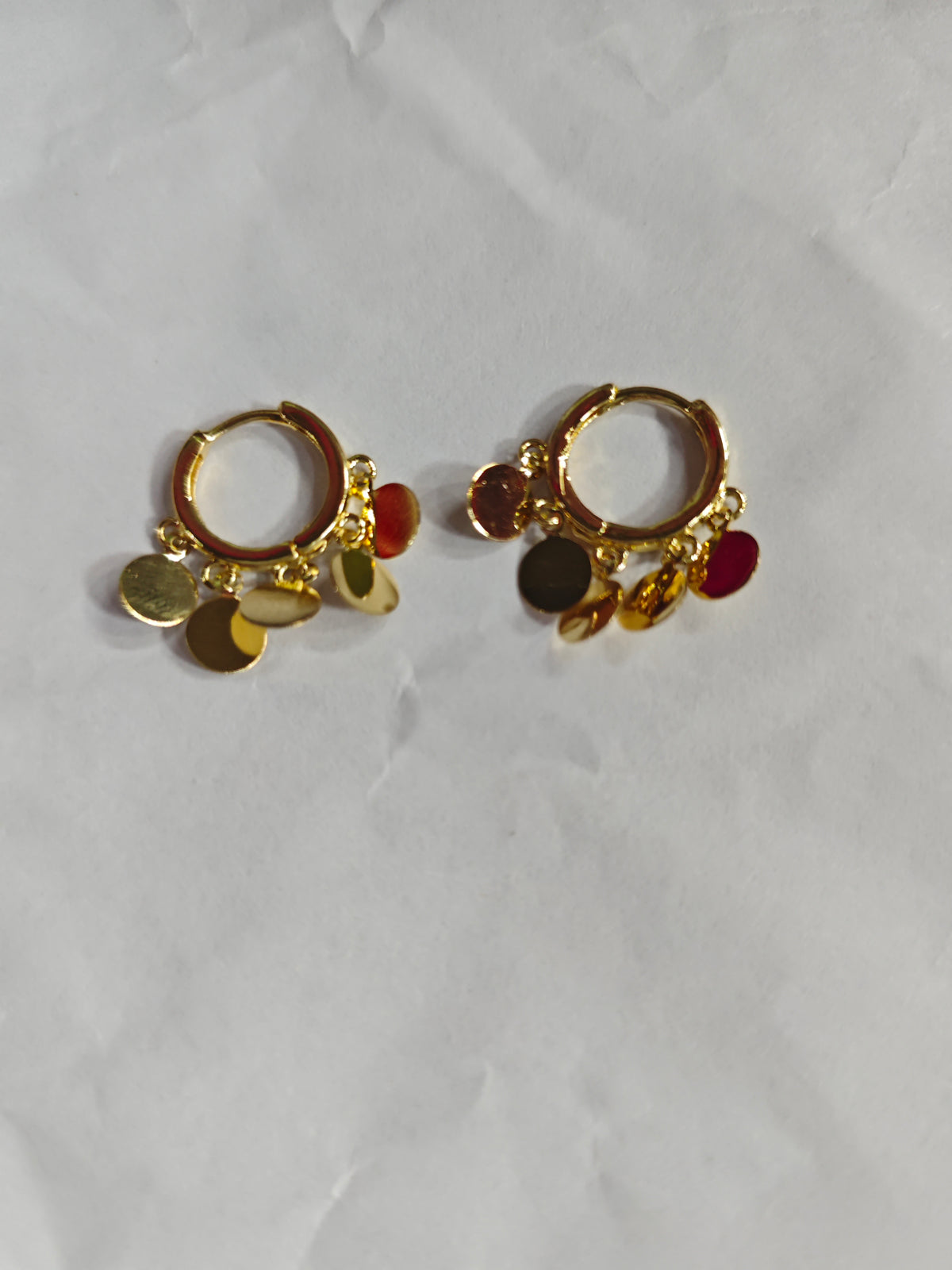 Mini Wafer Earrings