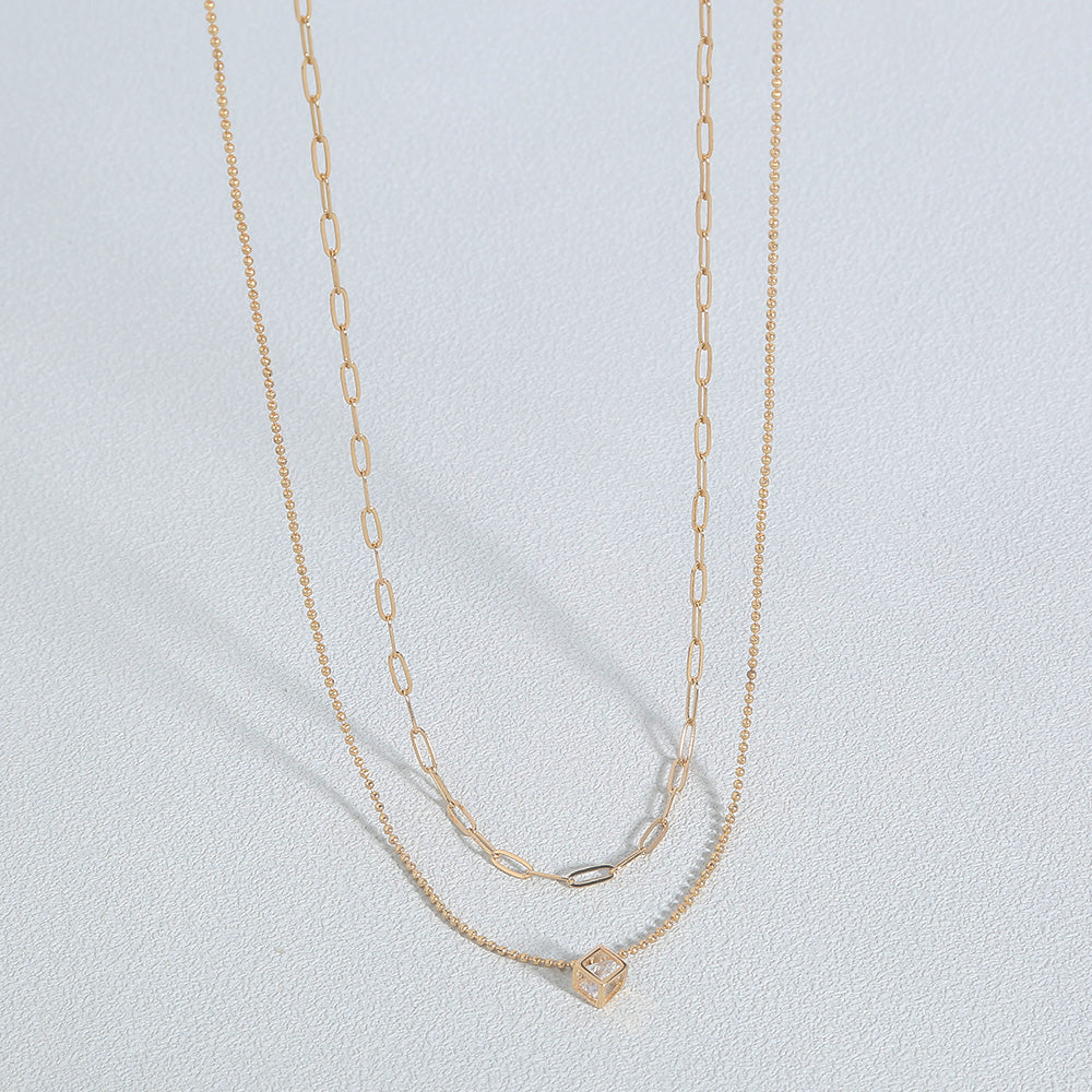 Square Pulse Necklace