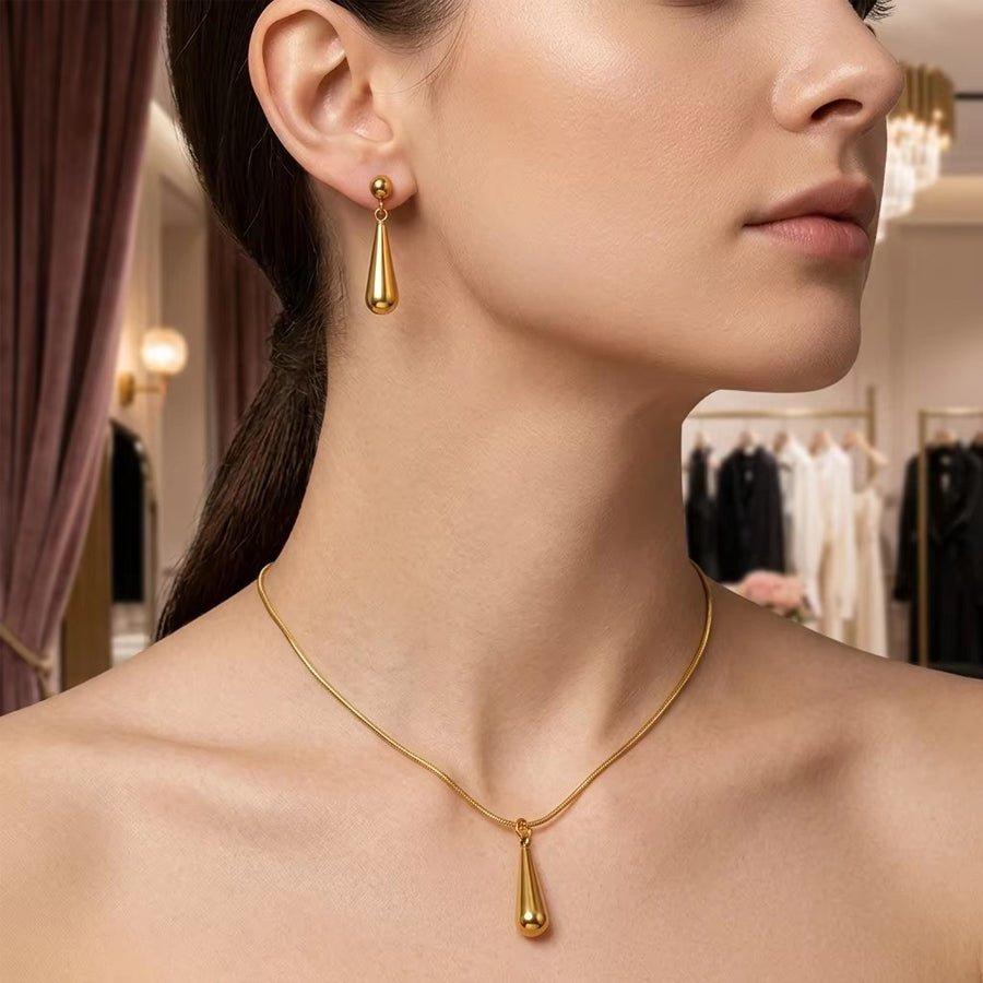Gold Teardrop Set