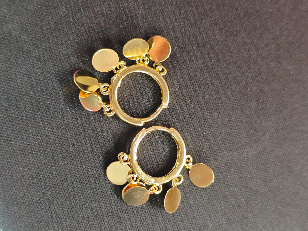 Mini Wafer Earrings